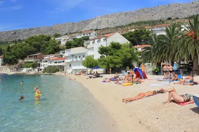 Tlocrt objekta Apartments by the sea Suhi Potok, Omis - 8676