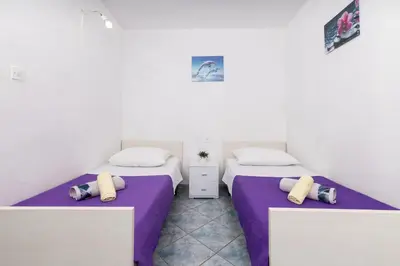 Krevet ili kreveti u jedinici u objektu Seaside secluded apartments Cove Pobij, Hvar - 7506