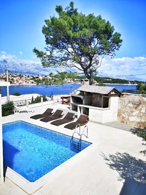 Bazen u objektu Villa Sky with stunning view ili u blizini