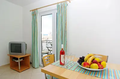 TV i/ili zabavni centar u objektu Apartments Villa Vallum