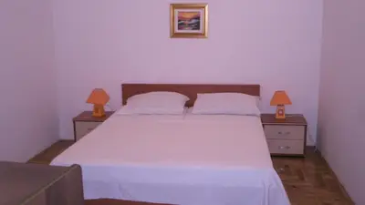 Krevet ili kreveti u jedinici u objektu Apartments by the sea Podstrana, Split - 8442