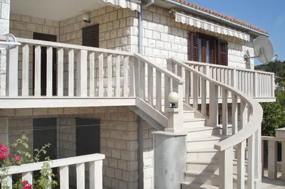 Tlocrt objekta Apartments with a parking space Povlja, Brac - 8628
