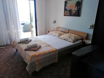 Krevet ili kreveti u jedinici u objektu Apartments with a parking space Zavala, Hvar - 8706