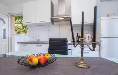 Kuhinja ili čajna kuhinja u objektu One-Bedroom Apartment In Jesenice