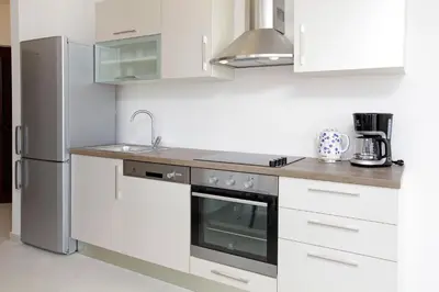 Kuhinja ili čajna kuhinja u objektu Apartments Lena