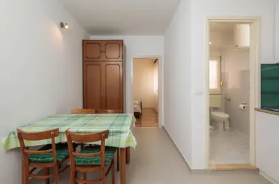 TV i/ili zabavni centar u objektu Apartments and Rooms Denis