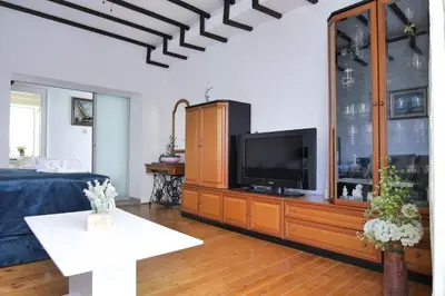 TV i/ili zabavni centar u objektu Apartment Beach Makarska