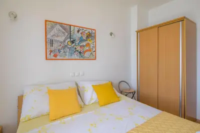 Krevet ili kreveti u jedinici u objektu House Karlo