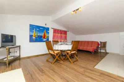 TV i/ili zabavni centar u objektu Apartments Amulic