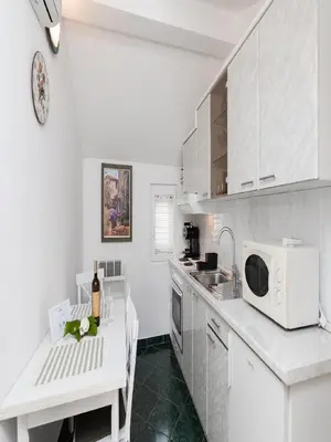 Kuhinja ili čajna kuhinja u objektu Apartments Roda
