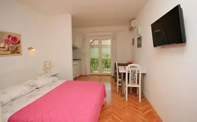 TV i/ili zabavni centar u objektu Apartments Vekic