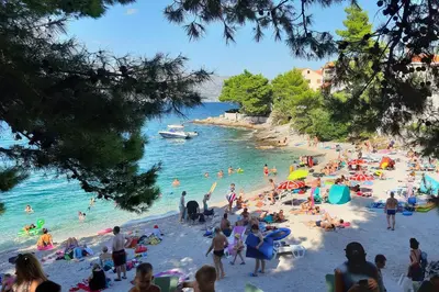 Tlocrt objekta Apartments with a parking space Postira, Brac - 5618