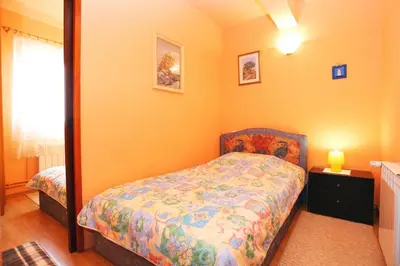 Krevet ili kreveti u jedinici u objektu Apartments by the sea Supetar, Brac - 7549