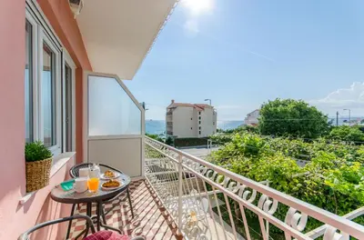 Tlocrt objekta Apartments by the sea Podstrana, Split - 11627