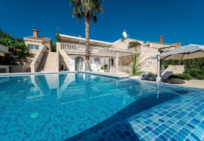 Tlocrt objekta Seaside luxury villa with a swimming pool Puntinak, Brac - 2964