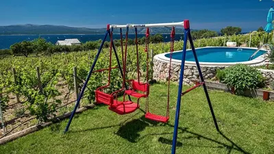 Dječje igralište u objektu Family friendly house with a swimming pool Bol, Brac - 12228