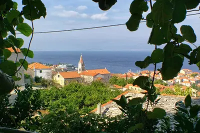 Tlocrt objekta Apartments with a parking space Postira, Brac - 3065
