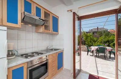 Tlocrt objekta Apartments with a parking space Postira, Brac - 3065
