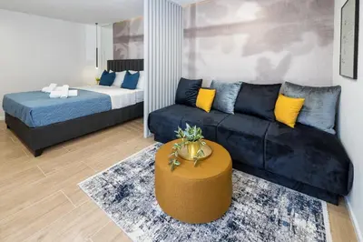 Krevet ili kreveti u jedinici u objektu Apartment Lokva Rogoznica 2973b