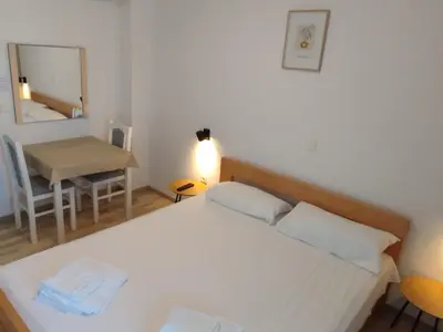 Krevet ili kreveti u jedinici u objektu Apart-pansion Promajna