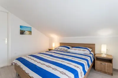 Krevet ili kreveti u jedinici u objektu House Luce with pool