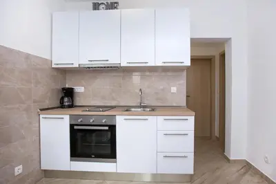 Kuhinja ili čajna kuhinja u objektu Apartments Magdalena