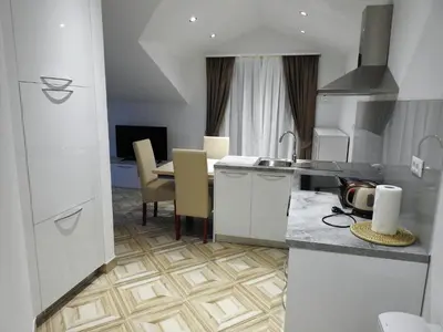 Kuhinja ili čajna kuhinja u objektu Apartments Villa Barbara