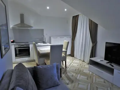 Kuhinja ili čajna kuhinja u objektu Apartments Villa Barbara