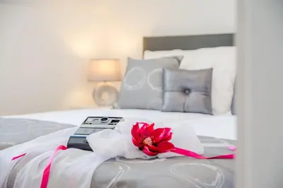 Krevet ili kreveti u jedinici u objektu Apartment Barbara