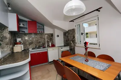 Kuhinja ili čajna kuhinja u objektu Apartment Aldica