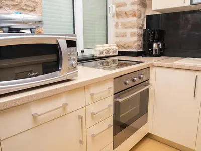 Kuhinja ili čajna kuhinja u objektu Sea View Apartment
