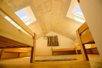 Krevet ili kreveti u jedinici u objektu Hostel Omiš