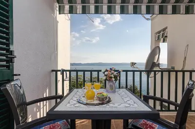 Balkon ili terasa u objektu Apartments Zina