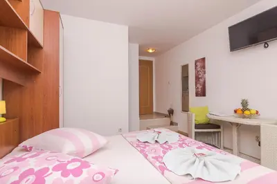 Krevet ili kreveti u jedinici u objektu Apartments Zina