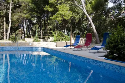 Bazen u objektu Seaside house with a swimming pool Hvar - 12919 ili u blizini