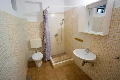 Kupaonica u objektu Family friendly seaside apartments Cove Rapak, Hvar - 12779