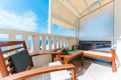Balkon ili terasa u objektu Apartments by the sea Nemira, Omis - 13055