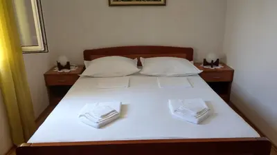 Krevet ili kreveti u jedinici u objektu Apartments by the sea Bol, Brac - 13121