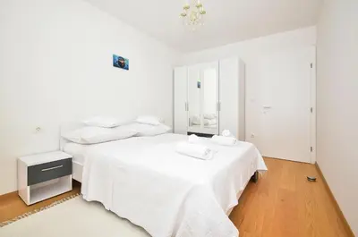 Krevet ili kreveti u jedinici u objektu Apartments Evelin