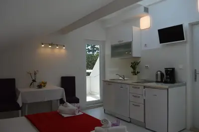 Kuhinja ili čajna kuhinja u objektu Villa Kristonia