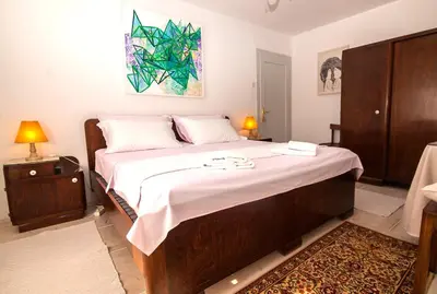 Krevet ili kreveti u jedinici u objektu Holiday Home ART - Bol