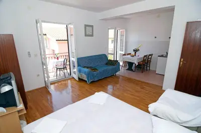 Krevet ili kreveti u jedinici u objektu Studio Makarska 12211c