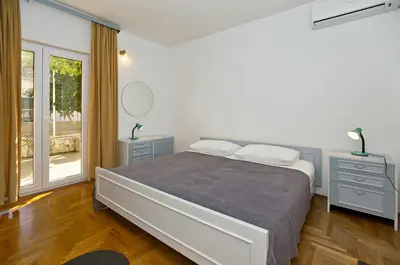 Krevet ili kreveti u jedinici u objektu Summer Apartments Oliva Hvar