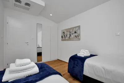 Krevet ili kreveti u jedinici u objektu Villa Zagradina