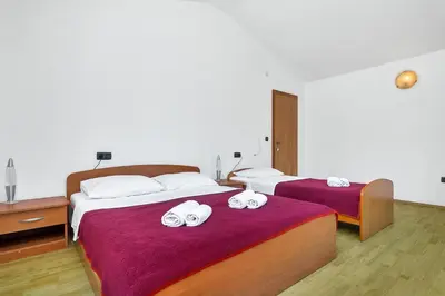 Krevet ili kreveti u jedinici u objektu Apartments Rubin