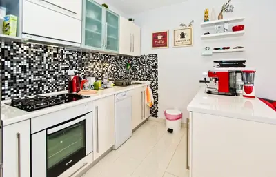Kuhinja ili čajna kuhinja u objektu Apartments Dorijan in Beautiful House