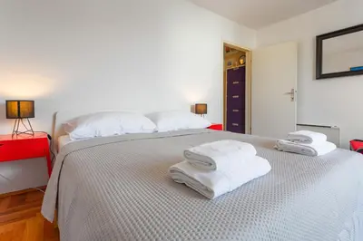 Krevet ili kreveti u jedinici u objektu Central View Apartment