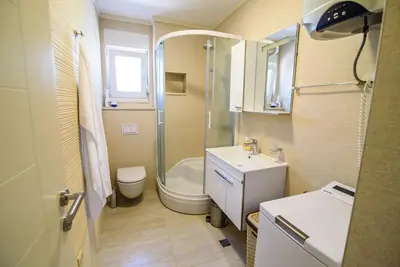 Kupaonica u objektu Apartments Leone Lukas