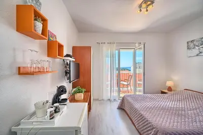 Krevet ili kreveti u jedinici u objektu Apartments Irena