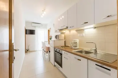 Kuhinja ili čajna kuhinja u objektu Apartmani Bezmalinović